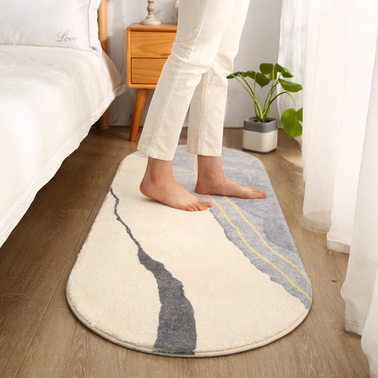 MarbleSoft | Plush Marble Bedroom Rug
