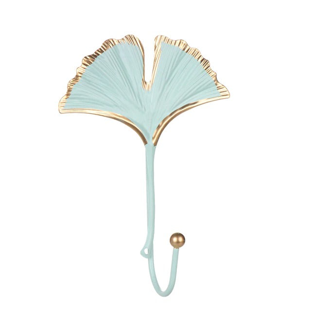 Shimmering Leaf | Gold Accent Hook