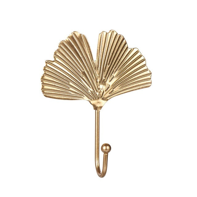 Shimmering Leaf | Gold Accent Hook