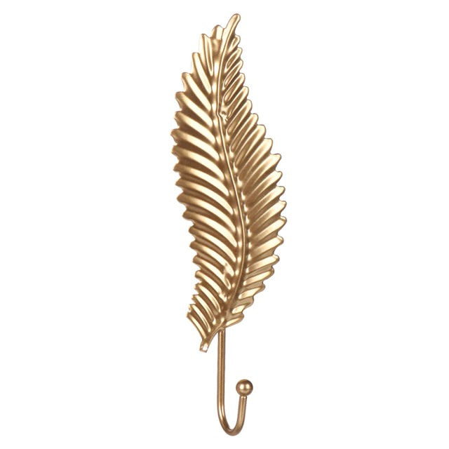 Shimmering Leaf | Gold Accent Hook