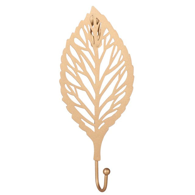 Shimmering Leaf | Gold Accent Hook