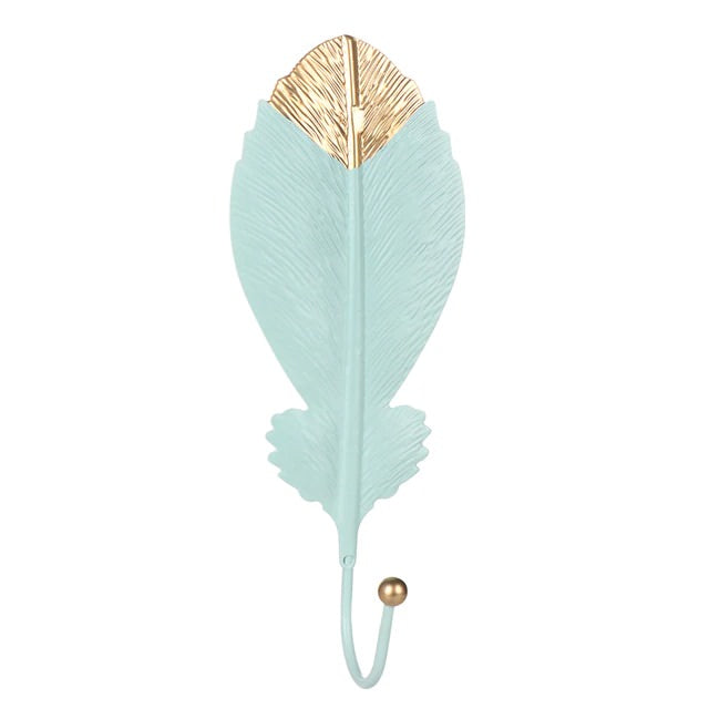 Shimmering Leaf | Gold Accent Hook