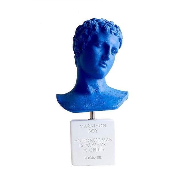 Modern Renaissance | Deep Blue David Sculpture