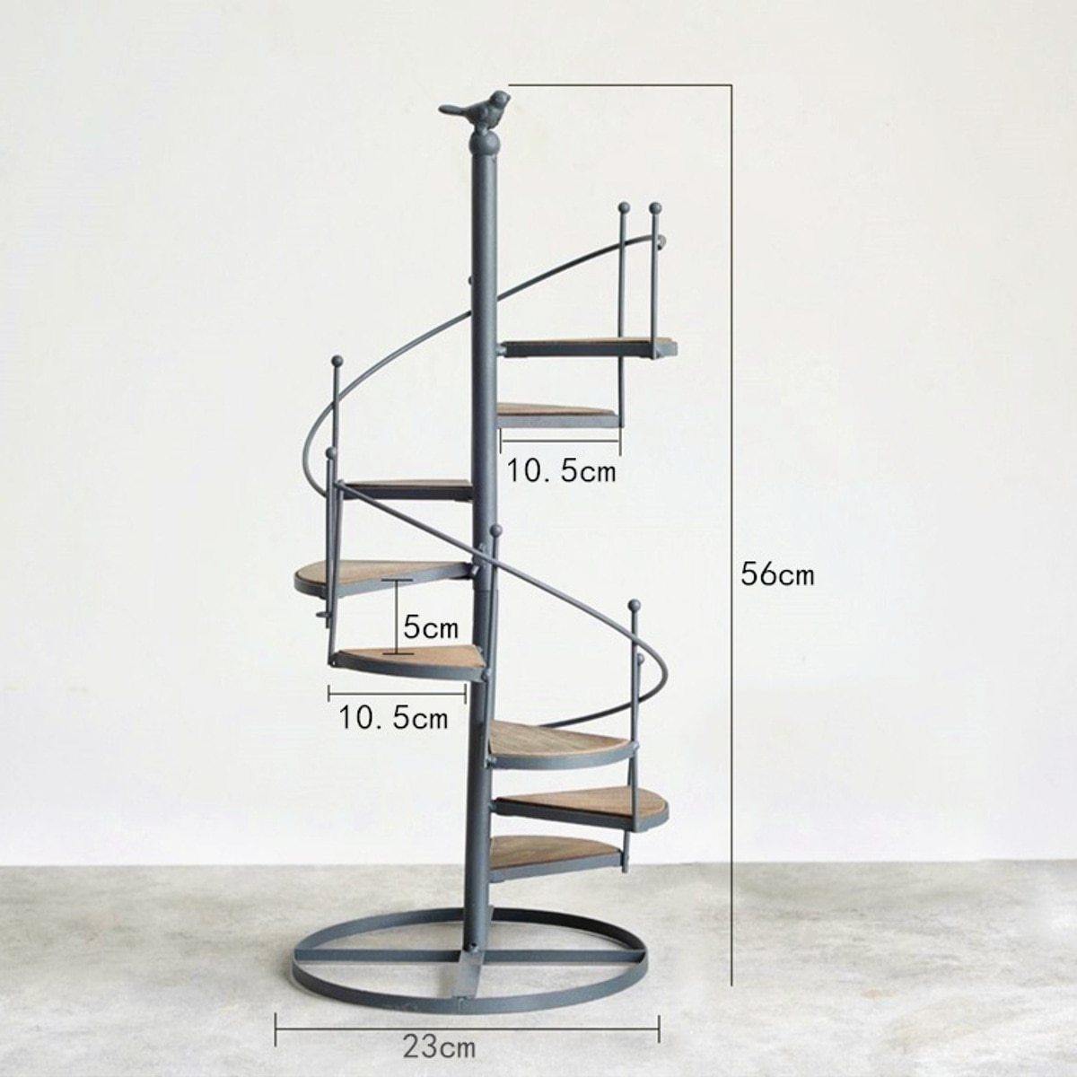 Botanic Spiral | Elegant Iron Plant Stand