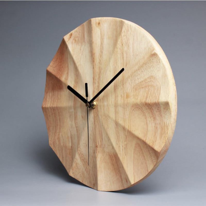 AuraClock | Nordic-Inspired Wooden Wall Clock