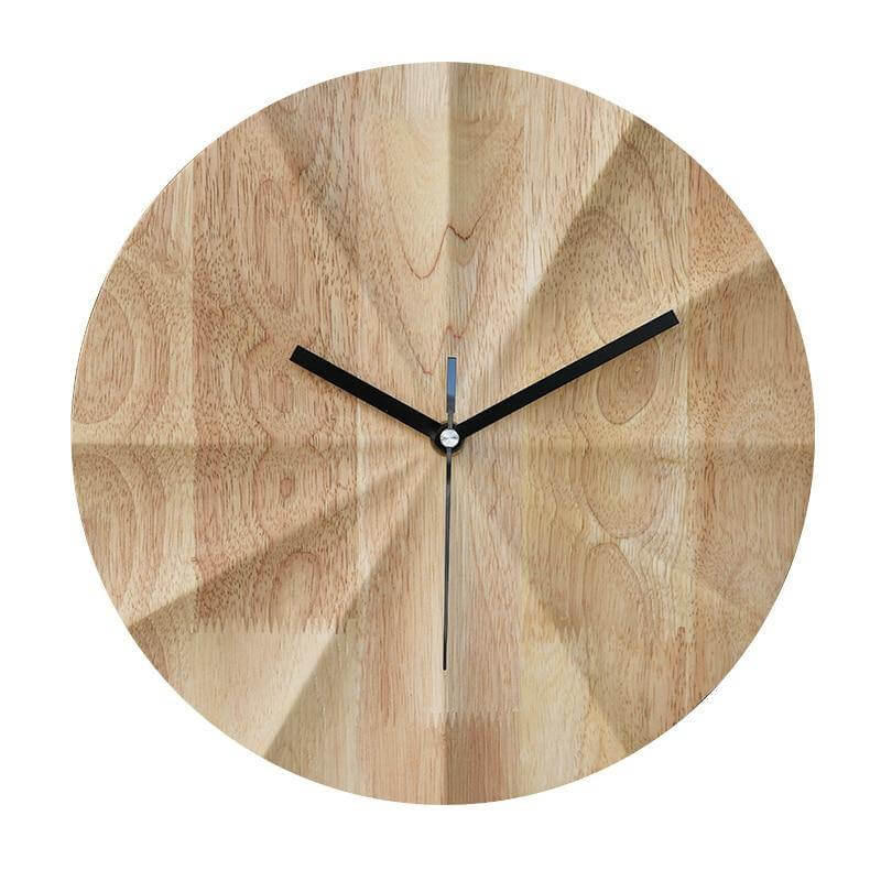 AuraClock | Nordic-Inspired Wooden Wall Clock