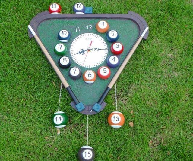 RackClock | Modern Billiards Wall Clock