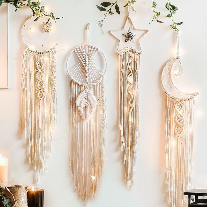 Celestial Dreams | Handmade Macrame Dreamcatcher