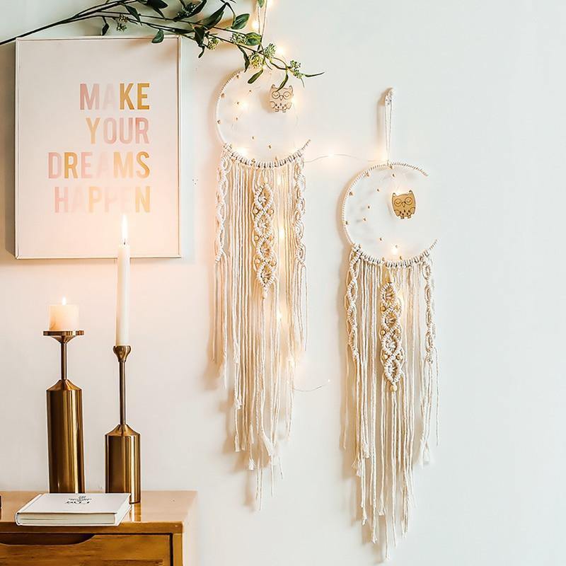 Celestial Dreams | Handmade Macrame Dreamcatcher