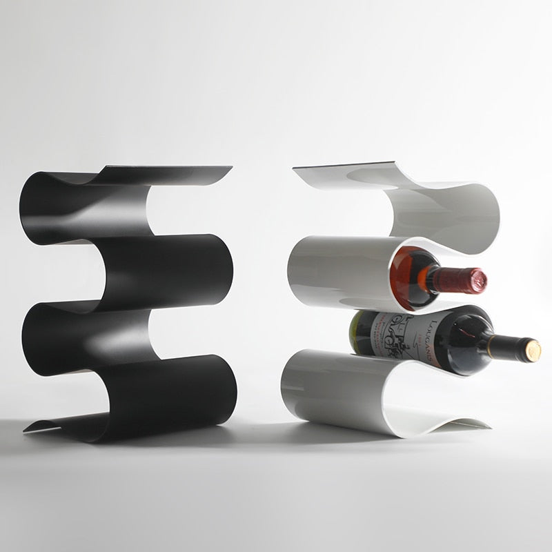 BottleCraft | Sculpted Metal Wine Rack