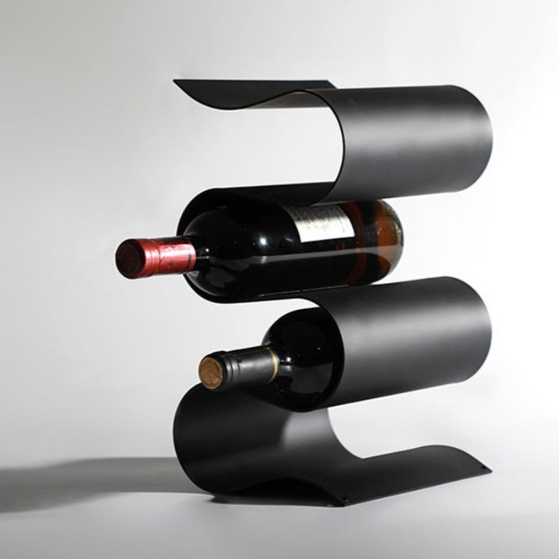 BottleCraft | Sculpted Metal Wine Rack