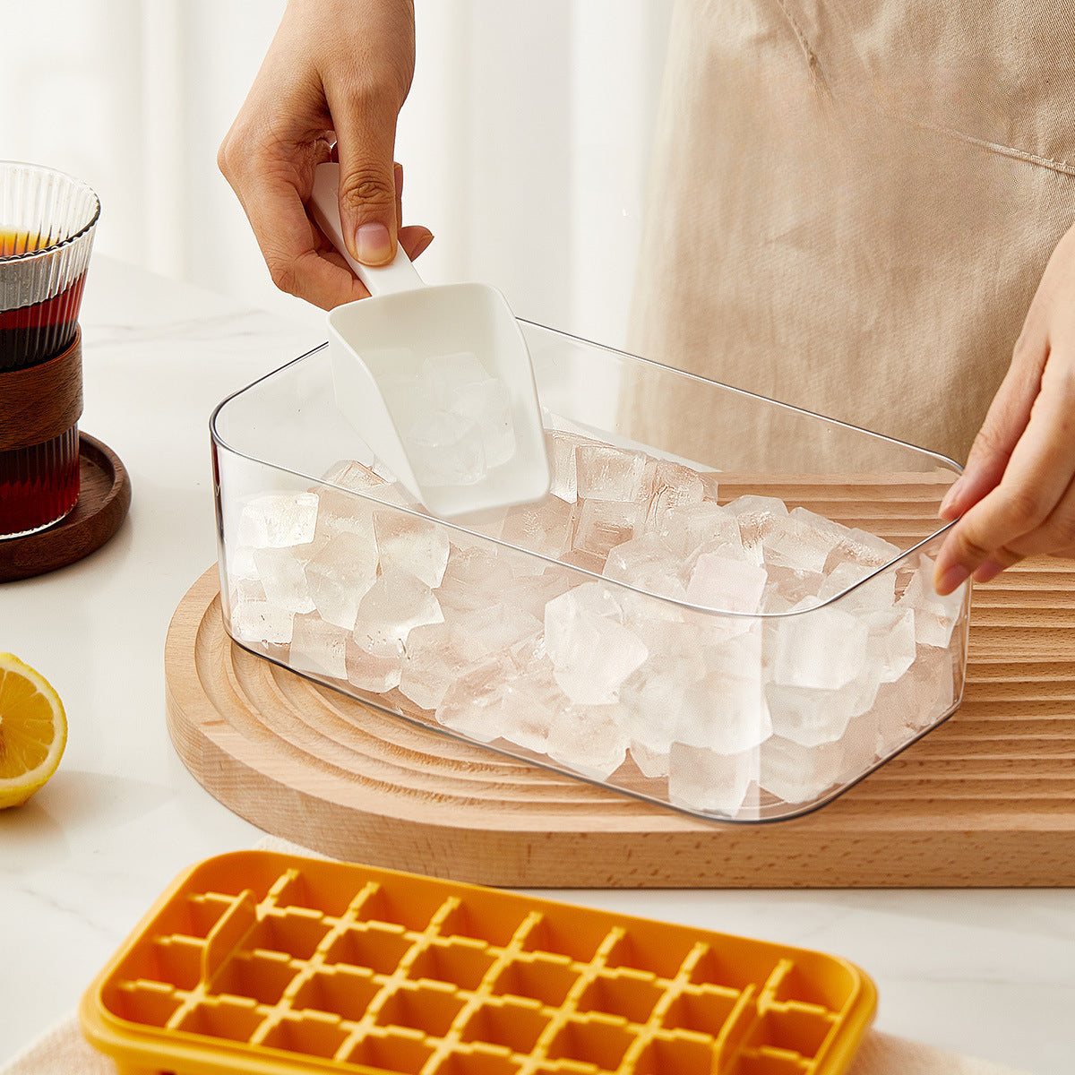 FrostFlex | Silicone Ice Cube Tray with 32 Grids