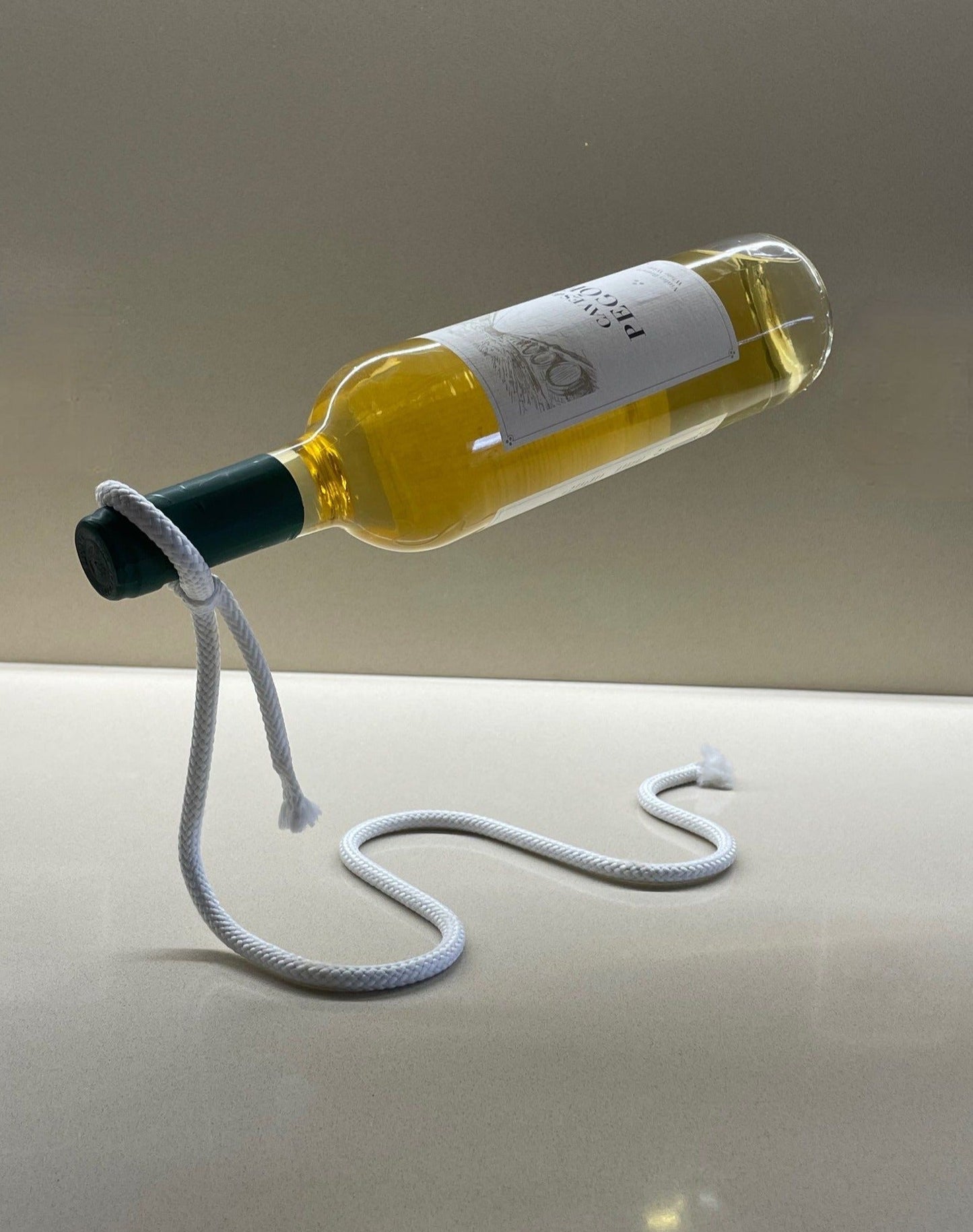 HarborNest | Rustic Rope Wine Rack