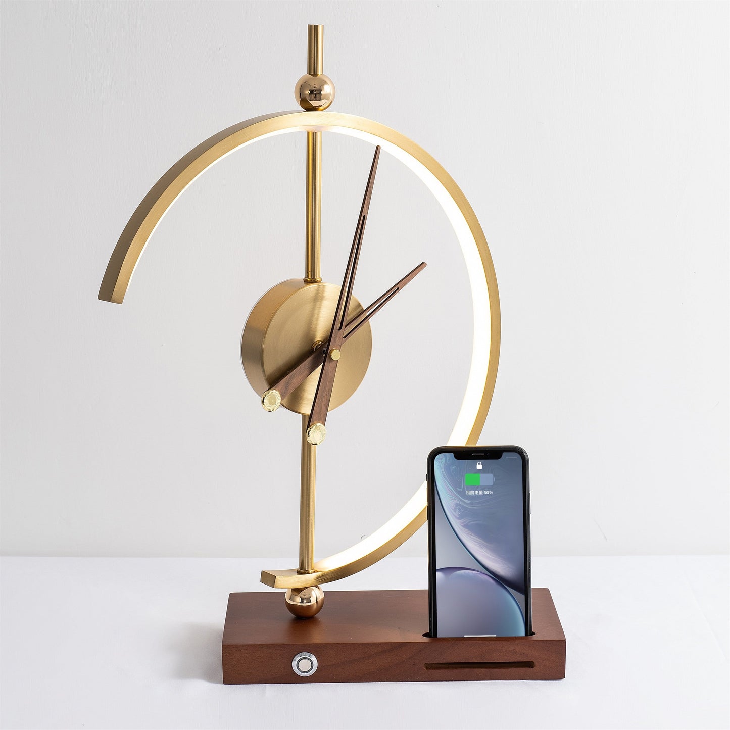 ChronoLamp | Vintage-Inspired Table Clock Lamp