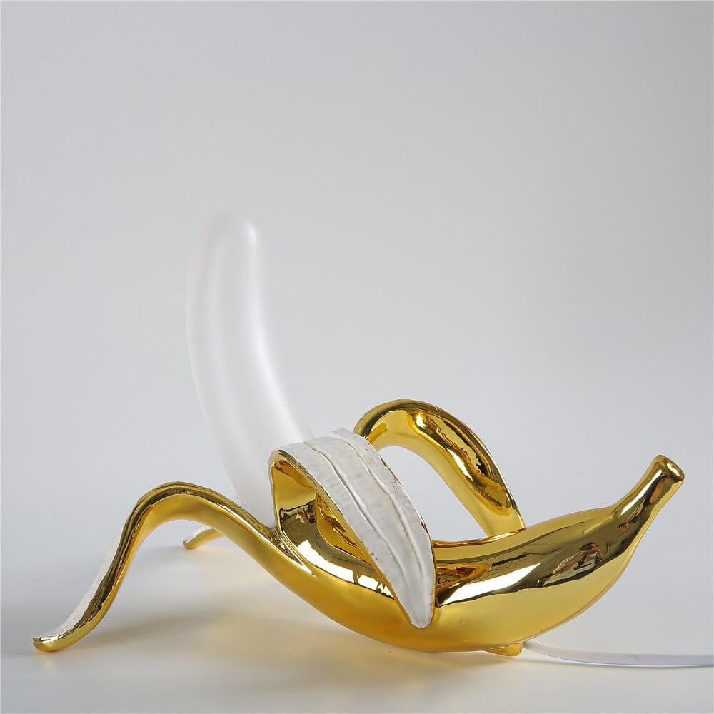 GlowBanana | Playful Golden Banana Table Lamp