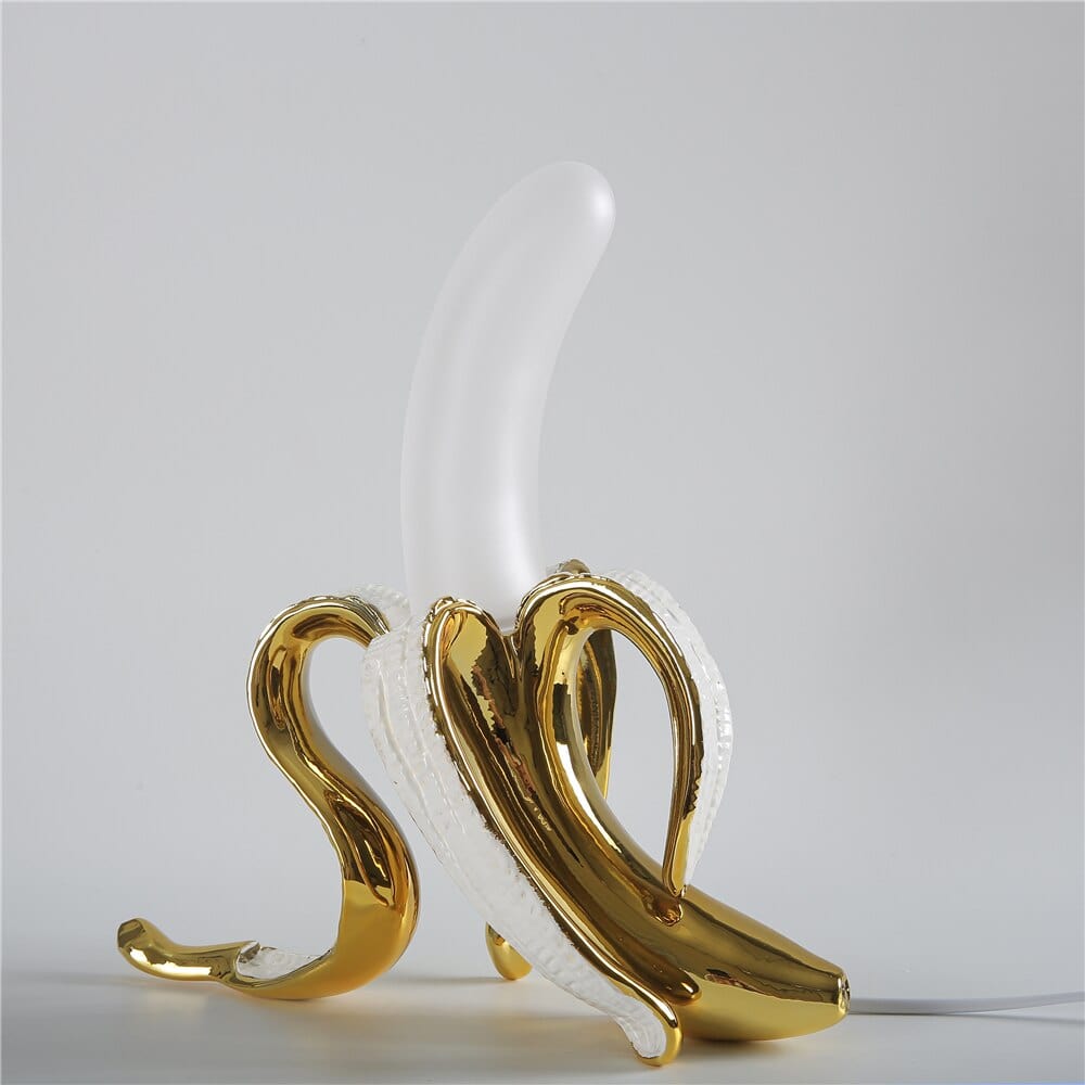 GlowBanana | Playful Golden Banana Table Lamp