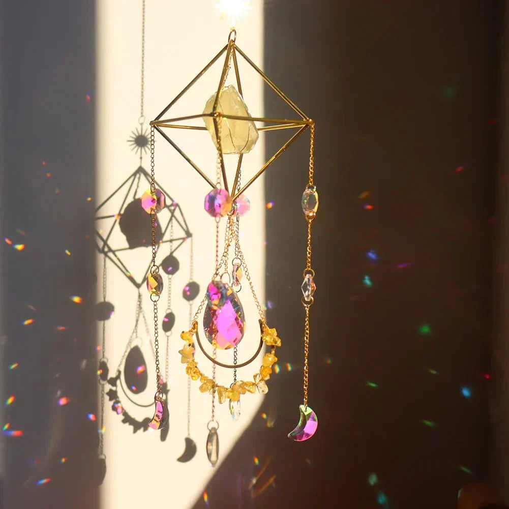 Chakra Glow | Energy-Boosting Crystal Suncatcher