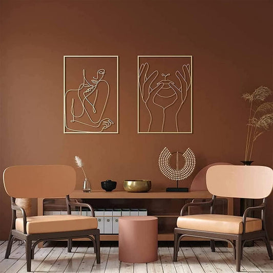 ArtLine | Sleek Abstract Metal Wall Sculpture