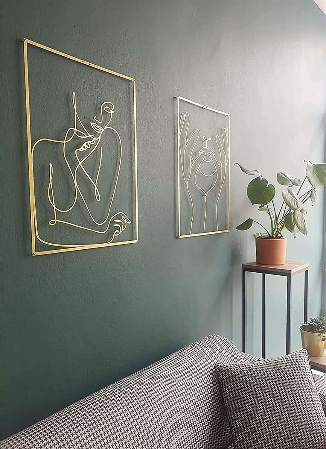 ArtLine | Sleek Abstract Metal Wall Sculpture