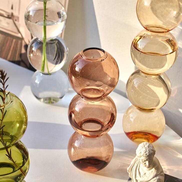 BubbleLuxe | Modern Bubble Glass Vase