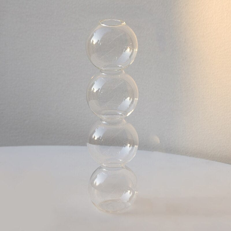 BubbleLuxe | Modern Bubble Glass Vase